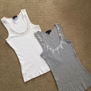 Tank tops worn